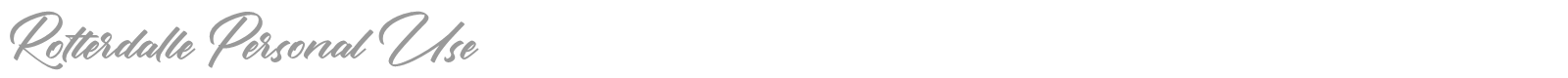 Rotterdalle font preview